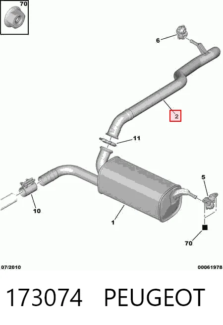 Compre Silenciador, parte traseira Citroen Jumpy 2