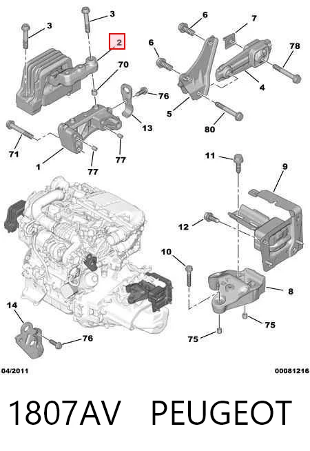 1807AV Peugeot/Citroen
