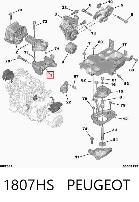 1807HS Peugeot/Citroen