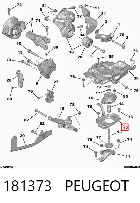181373 Peugeot/Citroen