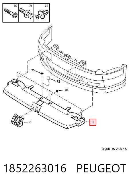 Grelha do radiador para Peugeot 406  8E, F