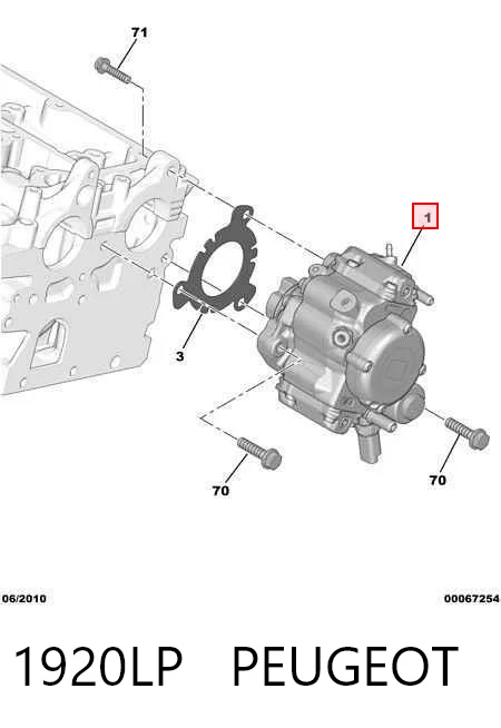 Bomba de combustível de pressão alta Bosch 0460494313
