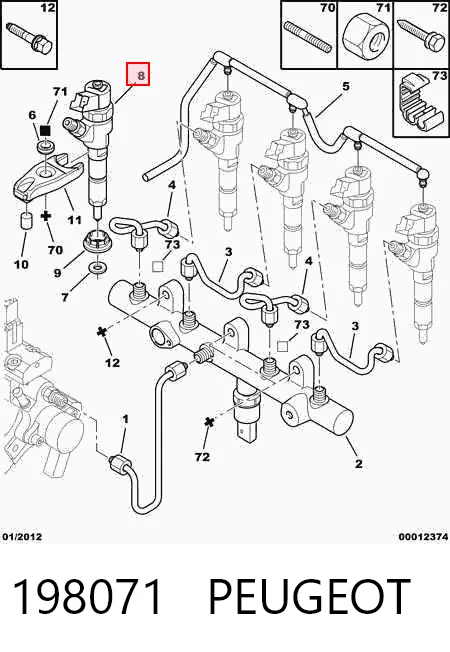 Injetor de injeção de combustível Fiat/Alfa/Lancia 1531067G00 preço, a partir de 71,18 USD
