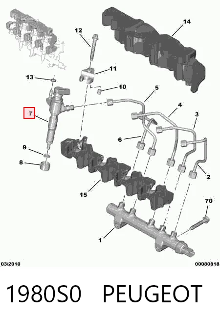 Preço da peça  Focus III hatchback