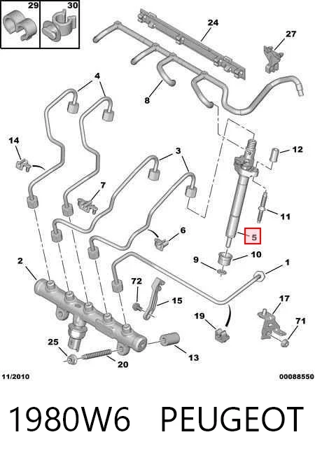 Injetor de injeção de combustível VAG 9656389980 preço, a partir de 88,53 USD