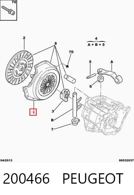 Cesta de embraiagem Peugeot Expert  224