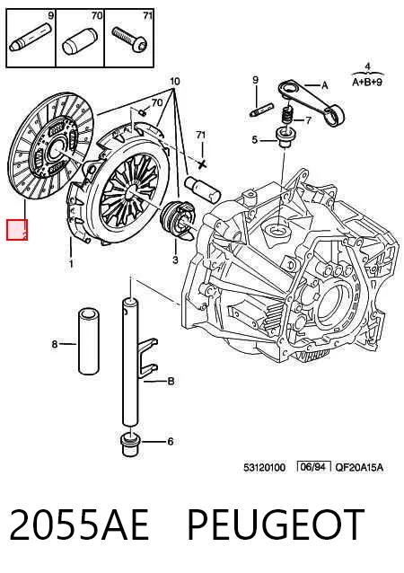 Disco de embraiagem Peugeot Expert 224 ao melhor preço