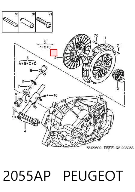 Compre 9631260480 Fiat/Alfa/Lancia Disco de embraiagem