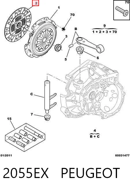 Disco de embraiagem Citroen Saxo  S0, S1 ao melhor preço