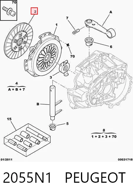 Disco de embraiagem Citroen AX preço, a partir de 28,91 USD