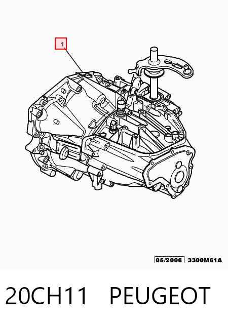 Caixa de Mudança montada (caixa mecânica de velocidades) para Peugeot 306  7A