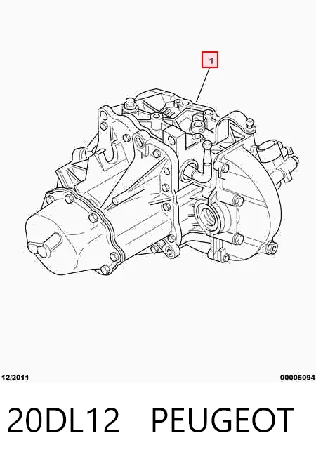Caixa de Mudança montada (caixa mecânica de velocidades) para Citroen Berlingo  M