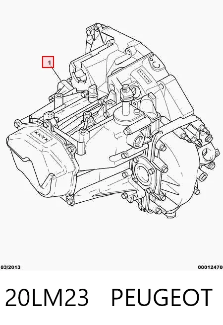 Caixa de Mudança montada (caixa mecânica de velocidades) para Citroen C5 I DC