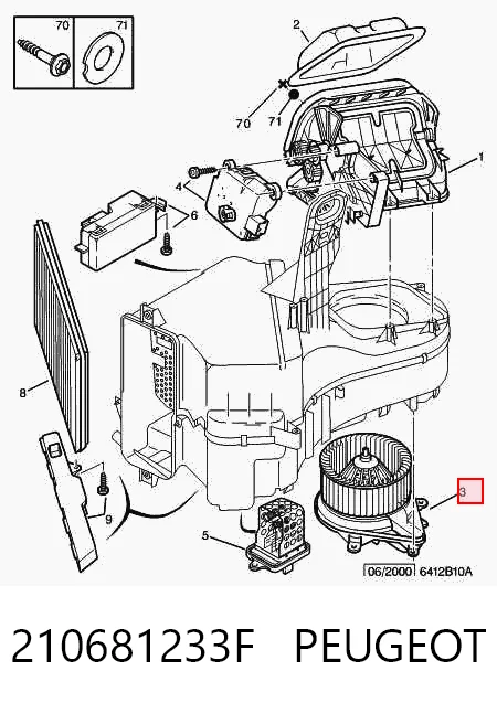 Compre Motor de ventilador de forno (de aquecedor de salão) Citroen Xsara 
