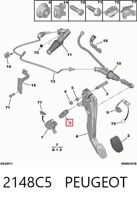 2148C5 Peugeot/Citroen