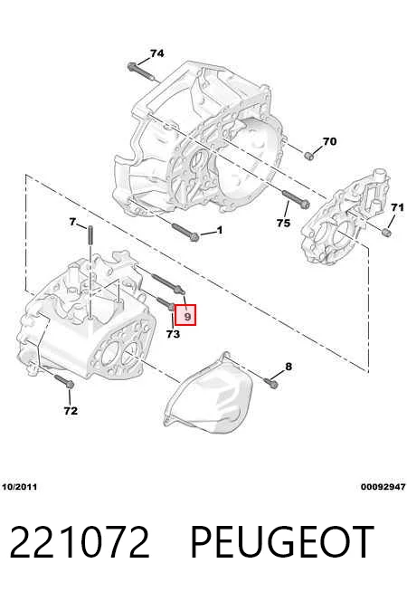 221072 Peugeot/Citroen