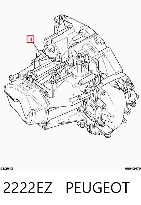 Caixa de Mudança montada (caixa mecânica de velocidades) Citroen C5 I DC