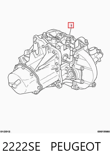 Caixa de Mudança montada (caixa mecânica de velocidades) Peugeot 306  7A