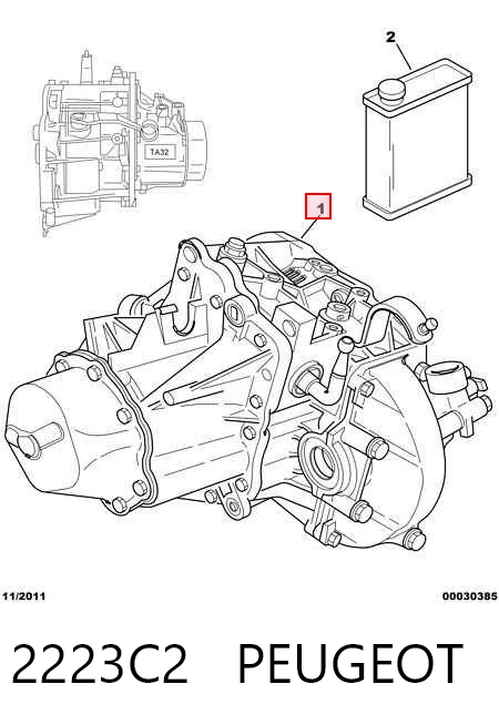 Compre Caixa de Mudança montada (caixa mecânica de velocidades) Peugeot 406 