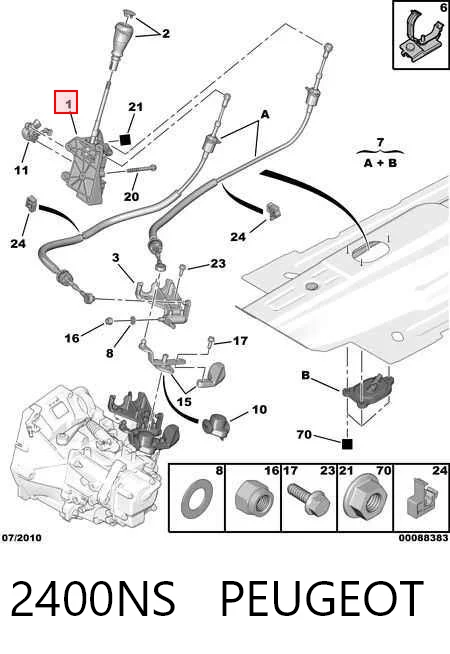 Avalanca de mudança para Citroen Nemo  