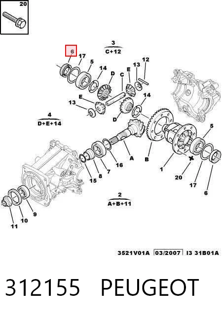 312155 Peugeot/Citroen