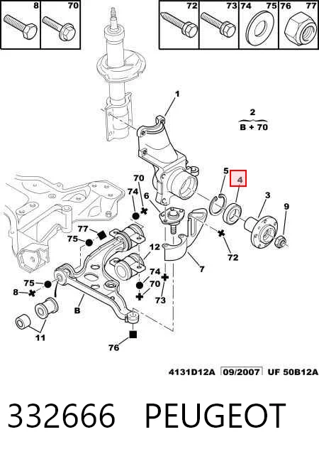 332666 Peugeot/Citroen