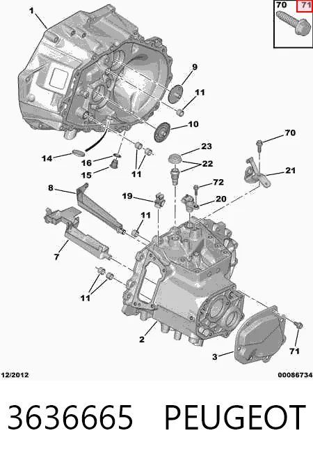 3636665 Peugeot/Citroen