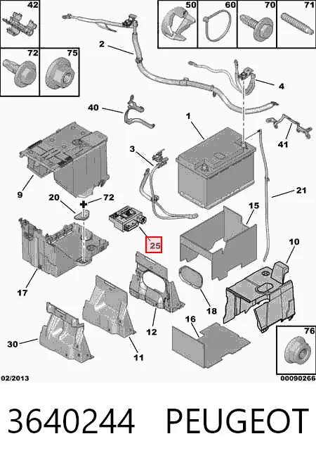 Relê de ventilador para Citroen Berlingo  K9