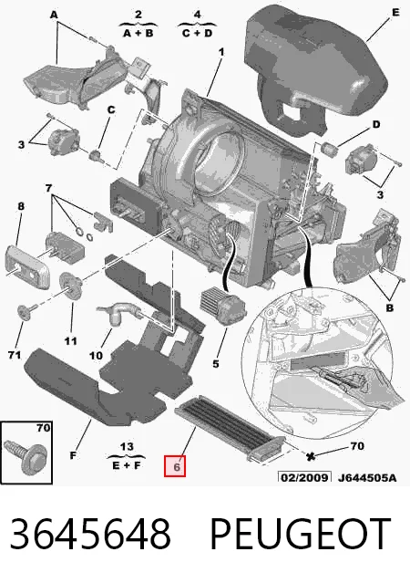 3645648 Peugeot/Citroen