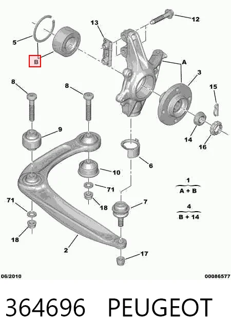 364696 Peugeot/Citroen