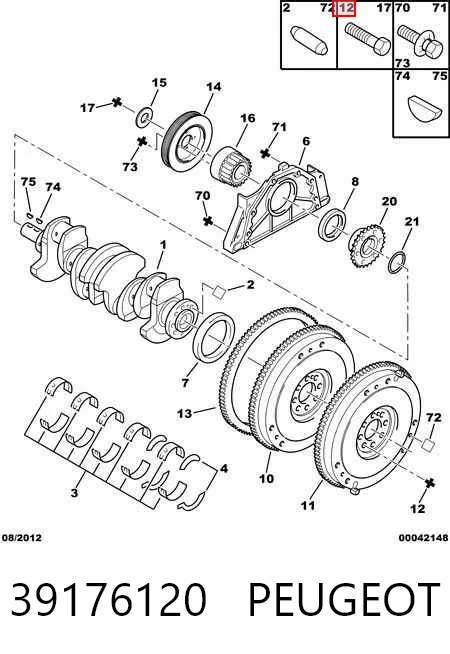 Parafuso de fixação de volante General Motors 39176120 preço, a partir de 1,62 USD