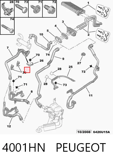 Cremalheira da direção Citroen C3 II A51