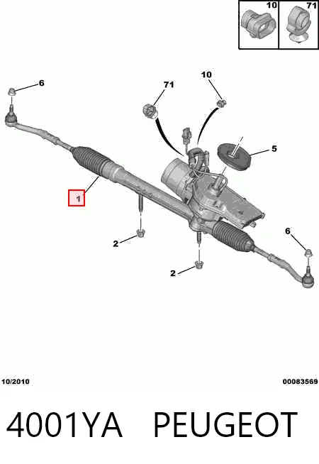 Compre Cremalheira da direção Citroen C3 2