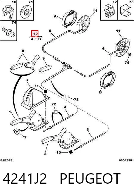 607  sedan (2000-2010) original desde 30,66 €