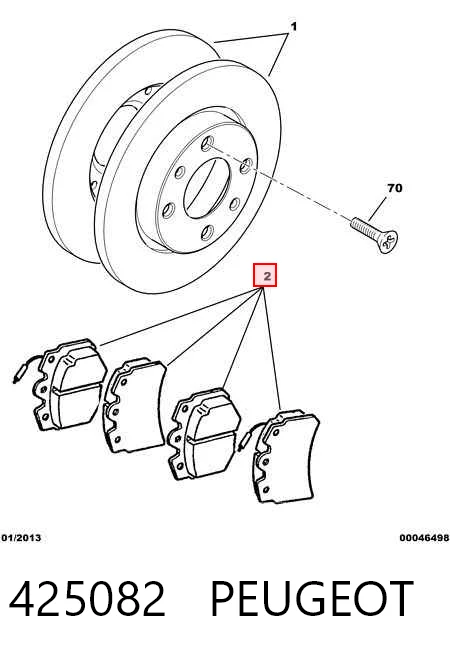 Sapatas do freio dianteiras de disco para Citroen C15 VD