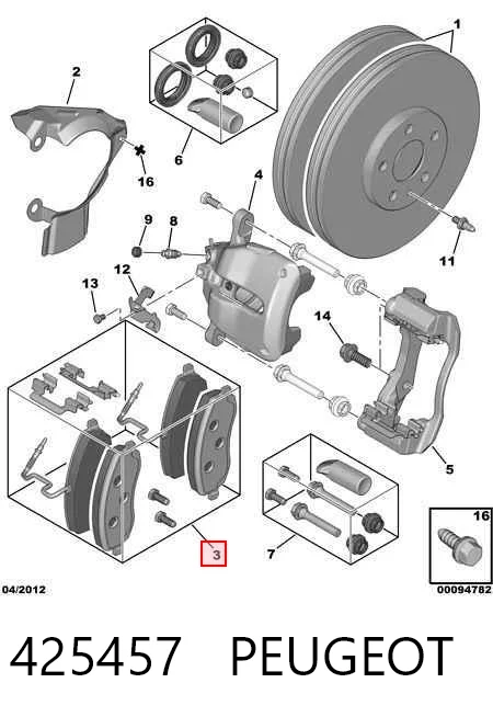  para Citroen Jumpy I (BS, BT, BY, BZ)