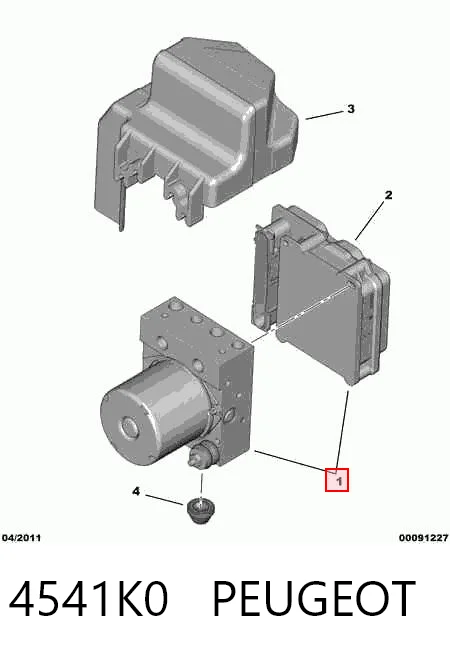 Unidade hidráulico de controlo ABS 71736988 Fiat/Alfa/Lancia