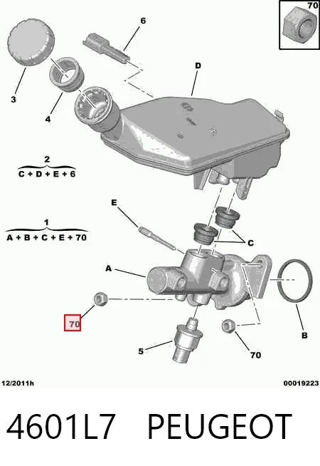4601L7 Peugeot/Citroen