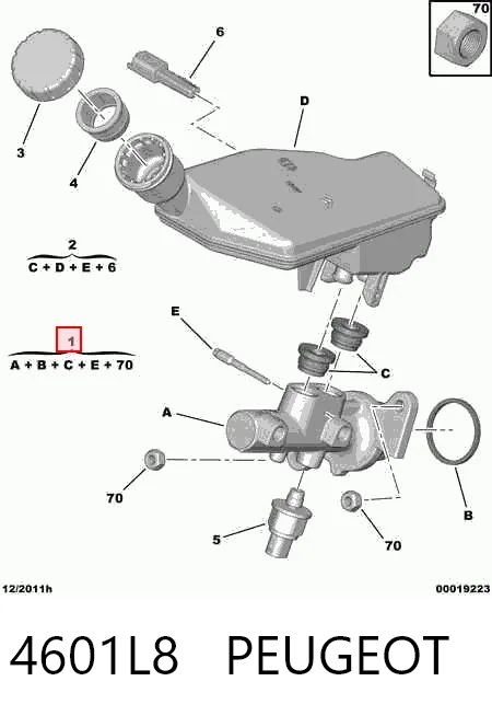 4601L8 Peugeot/Citroen