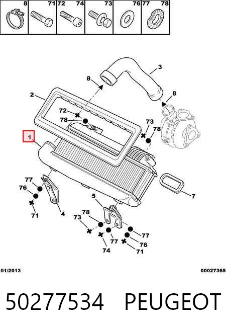 Radiador de intercooler para Peugeot 306  7A