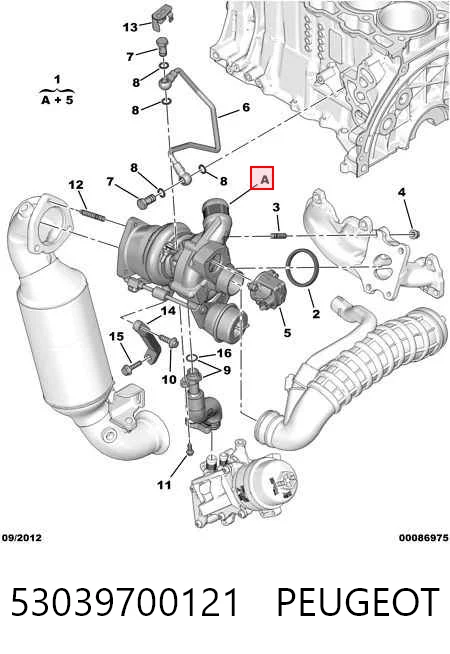 53039700121 Peugeot/Citroen Turbina