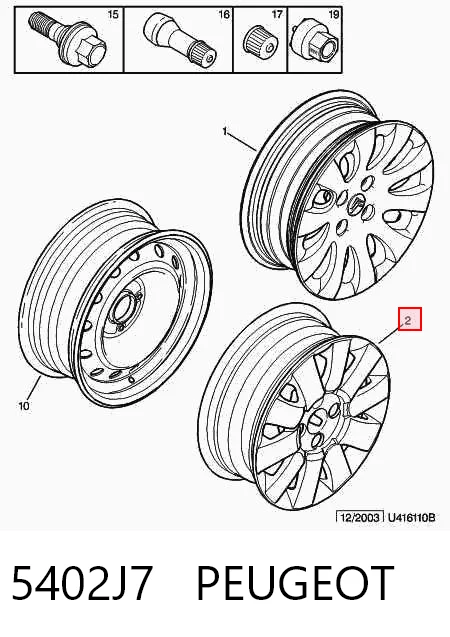 Discos de roda de aleação ligeira (de aleação ligeira, de titânio) Citroen Xsara  N68 ao melhor preço