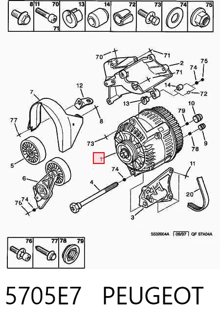 Preço da peça  ZX  hatchback
