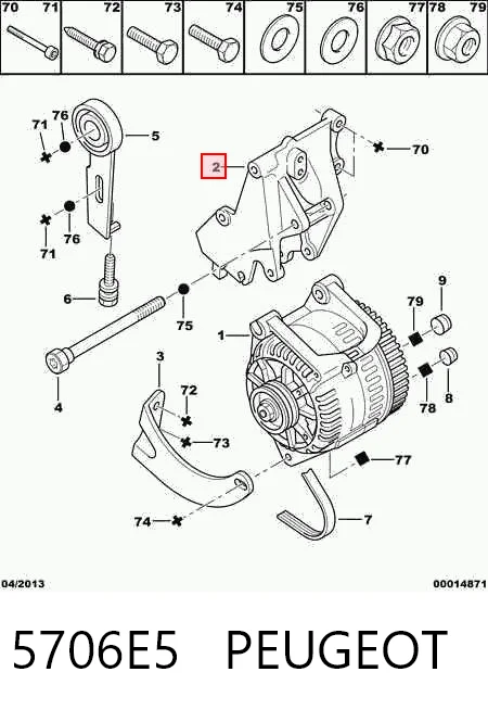 Consola do gerador Peugeot 405 I 15B ao melhor preço