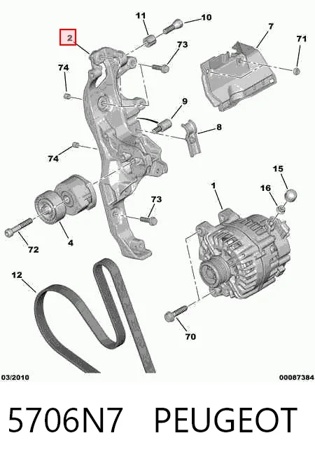 Consola do gerador Peugeot 407  6E ao melhor preço