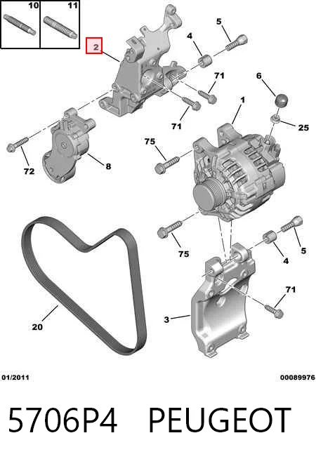 5706P4 Peugeot/Citroen