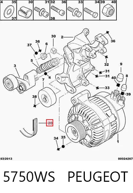 Lacetti sedan (2003-2013) original desde 20,40 €