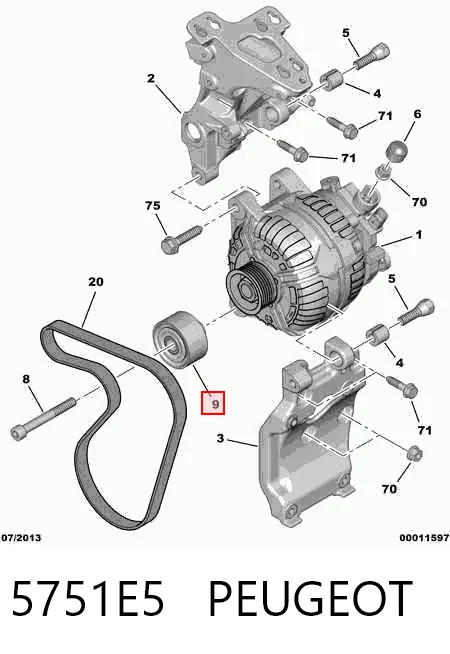 5751E5 Peugeot/Citroen