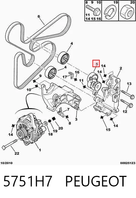 Rolo de reguladora de tensão da correia de transmissão Jeep Compass preço, a partir de 13,73 USD
