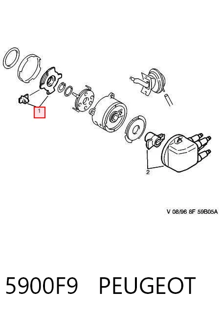 0237009604 Bosch Distribuidor de ignição (distribuidor)